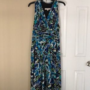 Evan-Picone dress blue print